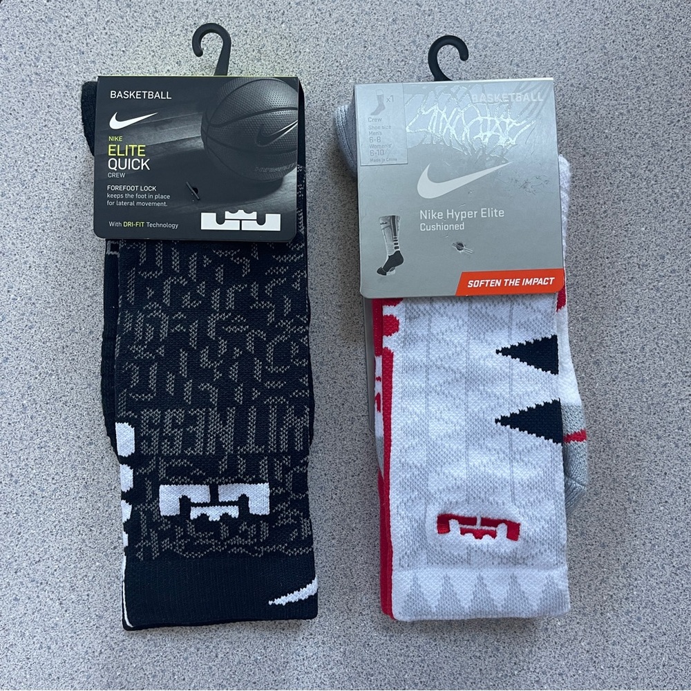NEW Nike Elite Lebron James Witness Basketball Socks